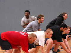O-Line Lions 2011 beim Training